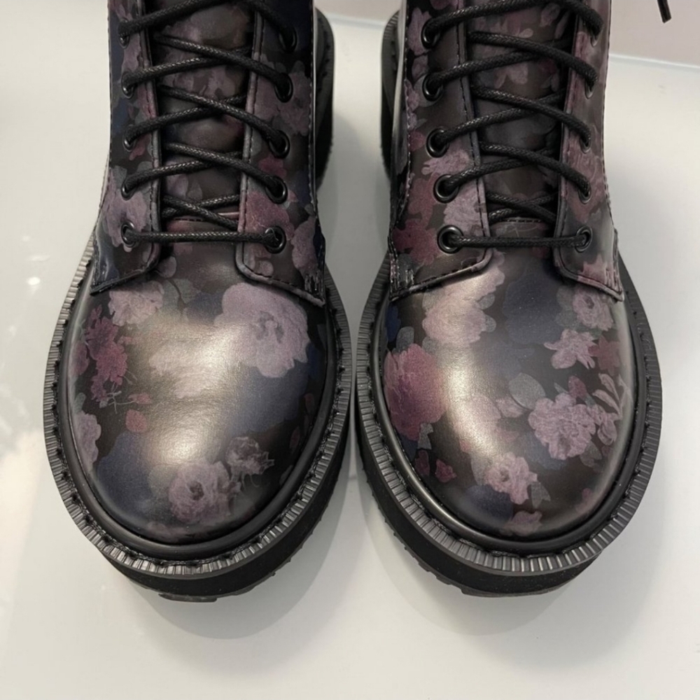 Kendall & Kylie Floral Combat Boots Women's Size 6.5 NWT - NIB - Picture 6 of 11